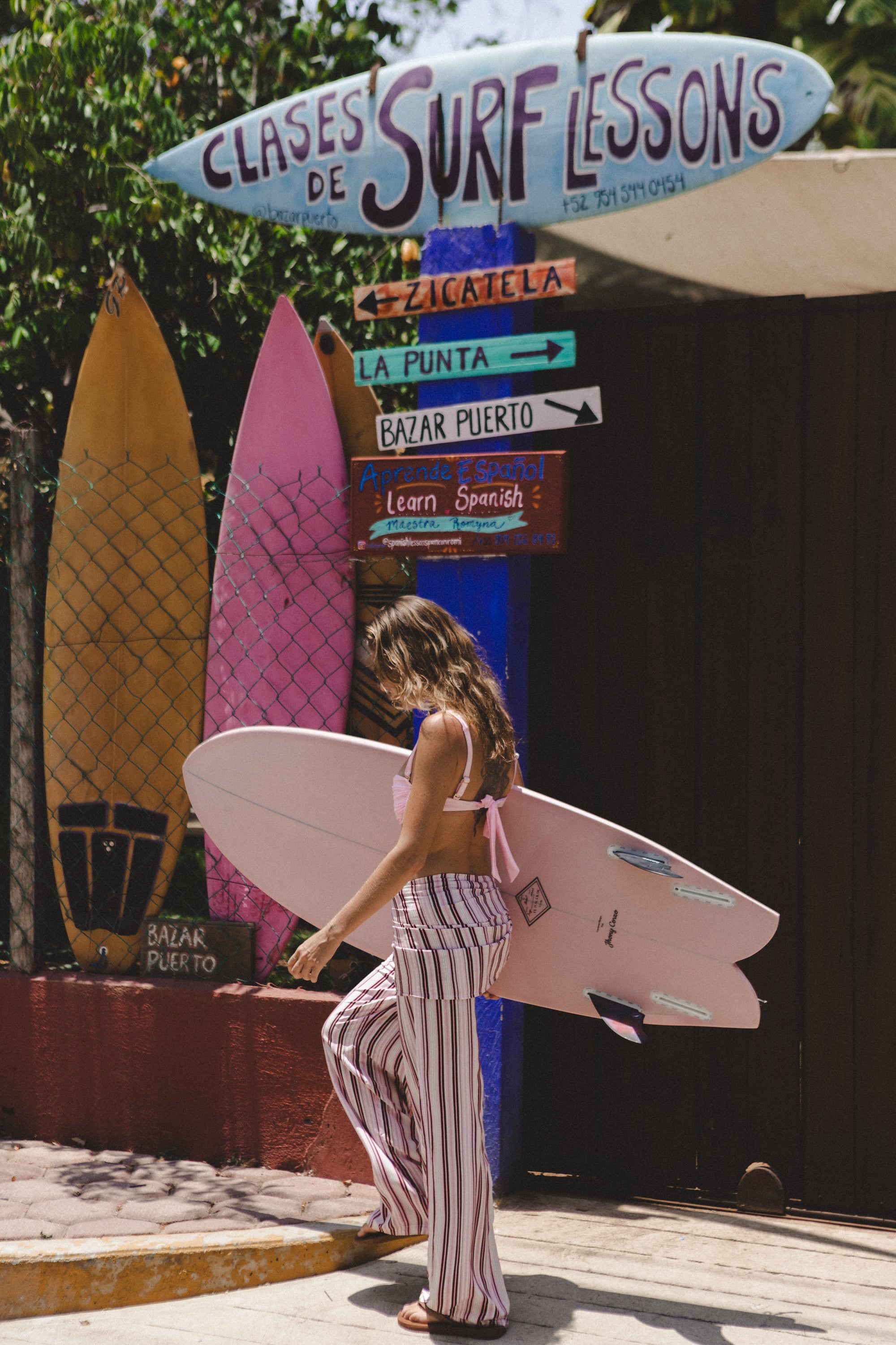 Beach Pant- Hibiscus